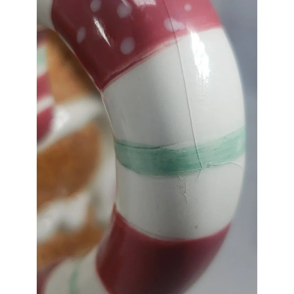 Fitz & Floyd Candy Lane Express Candy Shop Teapot Santa Claus Fudge Ceramic